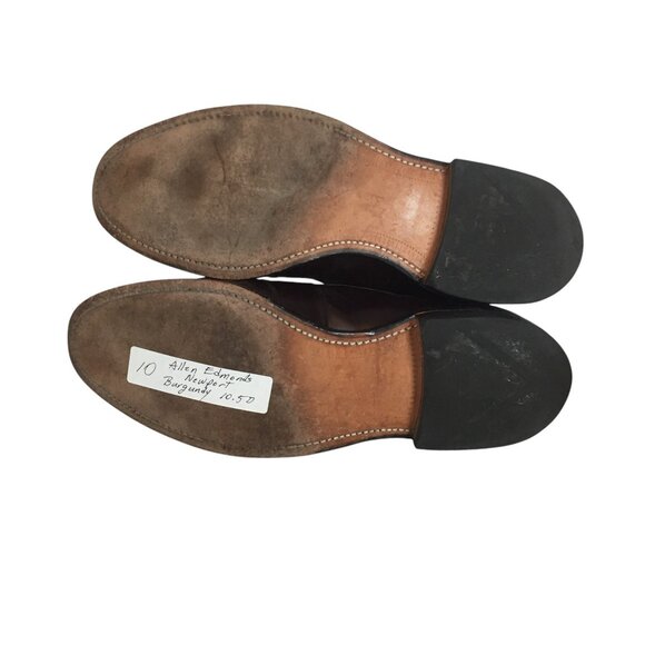 Allen Edmonds Newport Mens Leather Brown Tassel Loafers Size 10.5 D - Picture 7 of 9